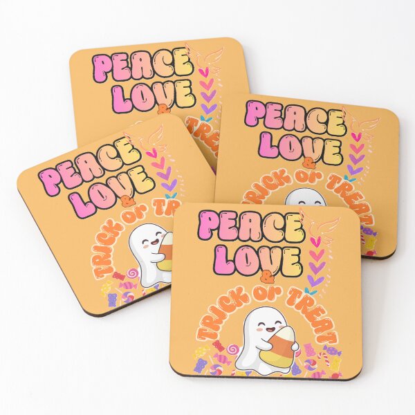 Item preview, Peace, Love & Trick or Treat designed and sold by DevaCreations.