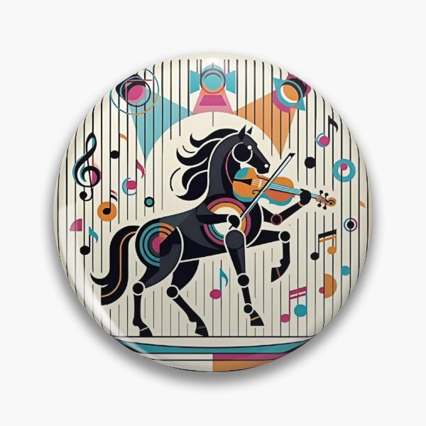Item preview, Friesian Horse Violinist designed and sold by PictoVibe.