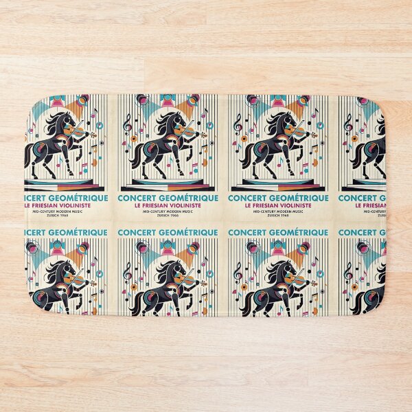 Item preview, Friesian Horse Violinist designed and sold by PictoVibe.