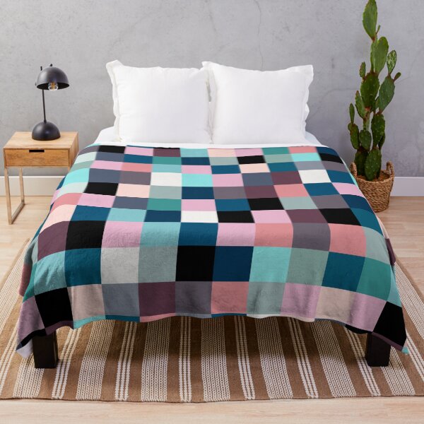 Item preview, Square Patches - cool retro colors designed and sold by jehb.creative.
