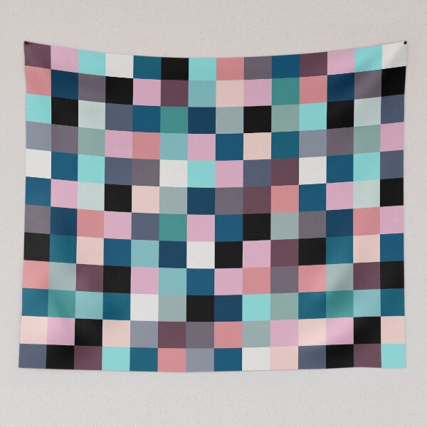 Item preview, Square Patches - cool retro colors designed and sold by jehb.creative.