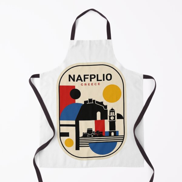 Item preview, Retro Nafplio Bauhaus Geometric Skyline designed and sold by k3rstman1.