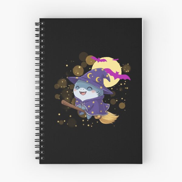 Item preview, Cute Wizard Shark Flying on a Broom designed and sold by Nature's Chibis.
