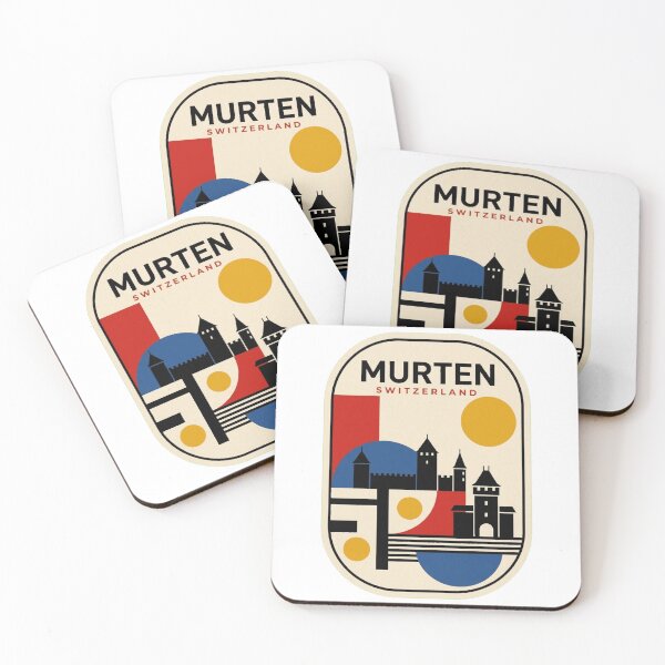 Item preview, Retro Murten Bauhaus Geometric Skyline designed and sold by k3rstman1.