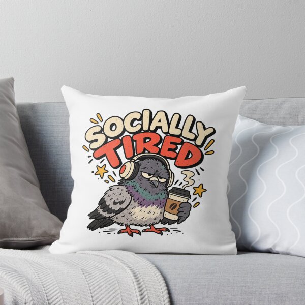 Item preview, Socially Tired designed and sold by Mr-AShop.
