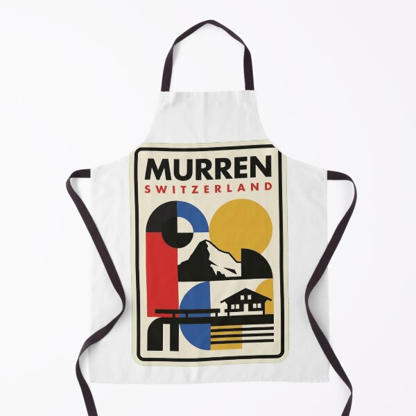 Artikelvorschau, Geometrische Retro-Mürren-Bauhaus-Skyline entworfen und verkauft von k3rstman1.
