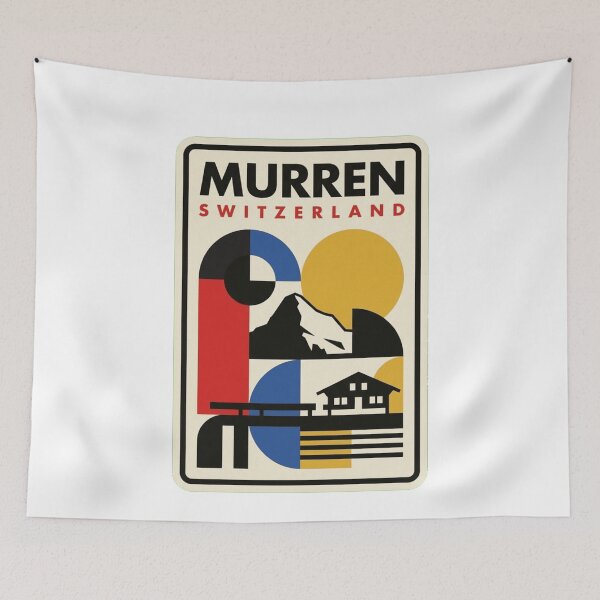 Item preview, Retro Murren Bauhaus Geometric Skyline designed and sold by k3rstman1.