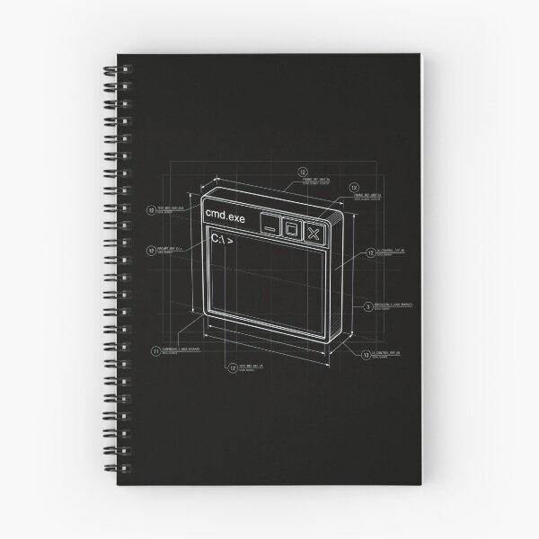 Item preview, CMD.exe Window Technical Blueprint Poster - Terminal Coding Industrial Design designed and sold by Billy Morfo™.