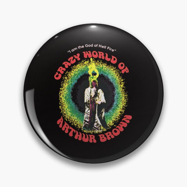 Item preview, Crazy World Arthur Brown God of Hell Fire  designed and sold by Thecreepofc.