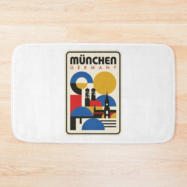 Artikelvorschau, Retro München Bauhaus Geometrische Skyline entworfen und verkauft von k3rstman1.