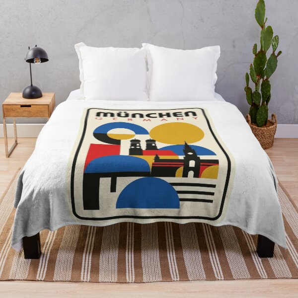 Artikelvorschau, Retro München Bauhaus Geometrische Skyline entworfen und verkauft von k3rstman1.