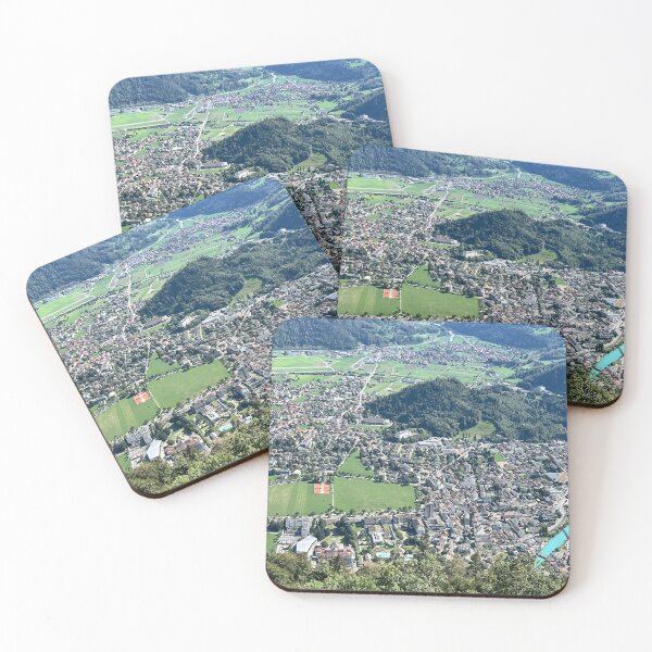 Item preview, Aerial View of Interlaken with Turquoise Aare River, Switzerland designed and sold by BEYONORA.