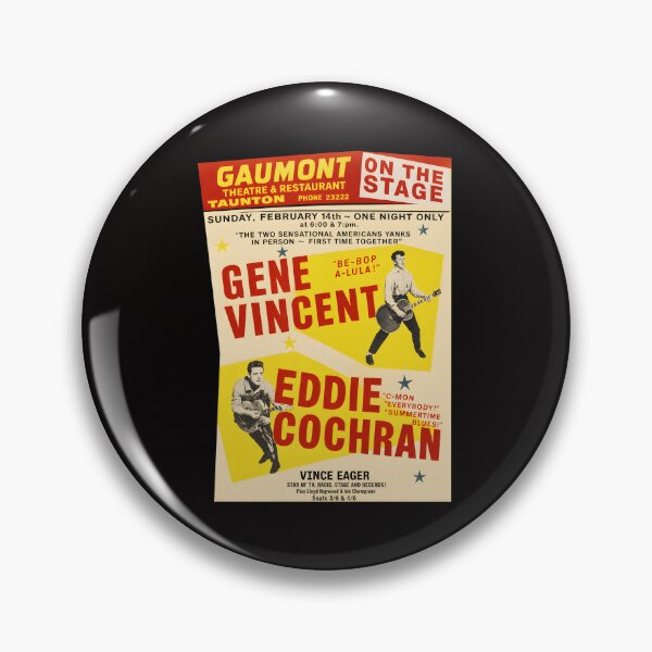 Item preview, Gene Vincent Eddie Cochran Vintage Concert designed and sold by Thecreepofc.