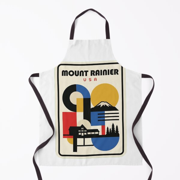 Item preview, Retro Mount Rainier Bauhaus Geometric Skyline designed and sold by k3rstman1.
