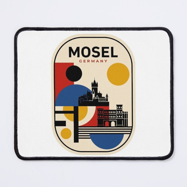Item preview, Retro Mosel Bauhaus Geometric Skyline designed and sold by k3rstman1.