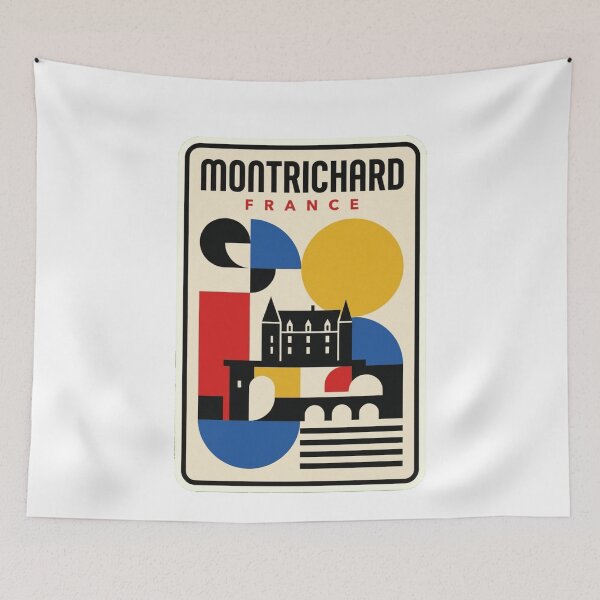 Item preview, Retro Montrichard Bauhaus Geometric Skyline designed and sold by k3rstman1.