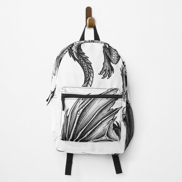 Item preview, Diving Dragon - Inverted Headfirst Ink Illustration designed and sold by DragonSerpent Ink.