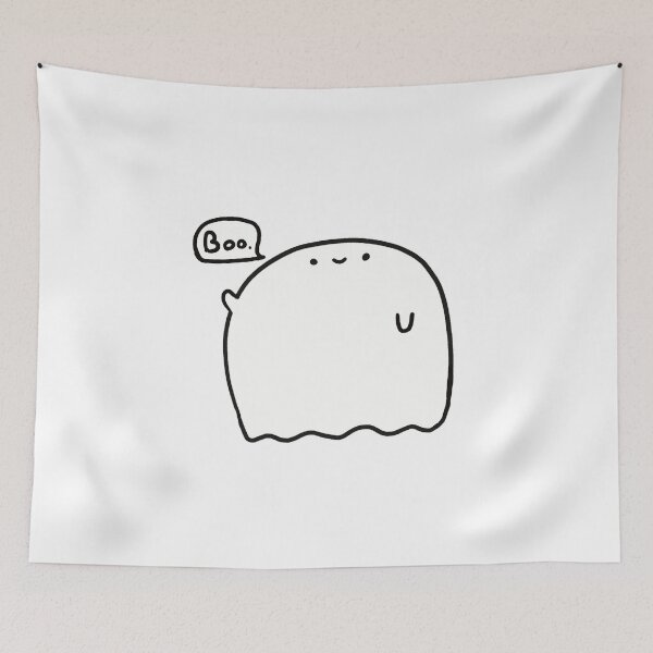 Item preview, Big Boo Cute Ghost designed and sold by MellowMoths.