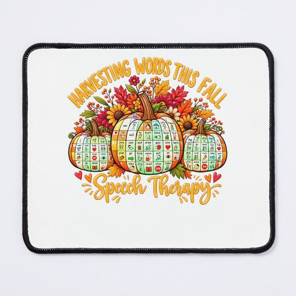 Item preview, Harvesting Words This Fall Speech Therapy SLP Therapist Autumn Communication designed and sold by NovaPixelArtCo.