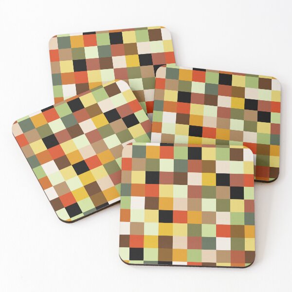Item preview, Square Patches - warm retro colors designed and sold by jehb.creative.