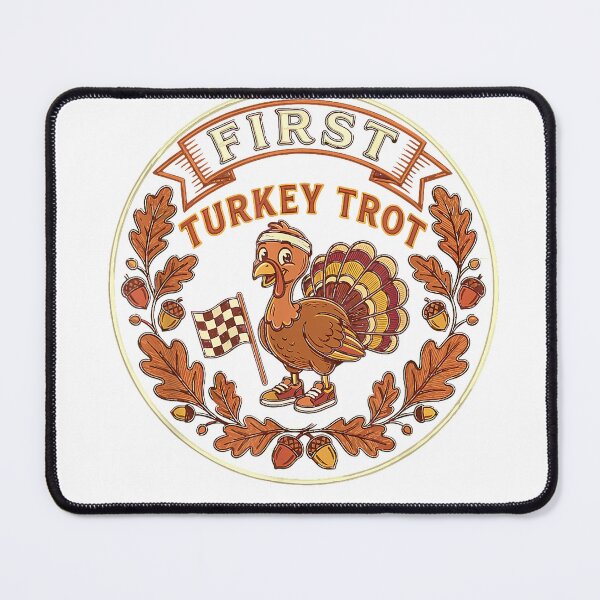 Item preview, Funny First Turkey Trot Thanksgiving Running Event T-Shirt designed and sold by Offhand.