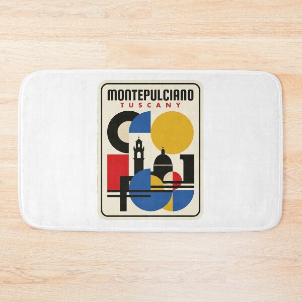 Item preview, Retro Montepulciano Bauhaus Geometric Skyline designed and sold by k3rstman1.