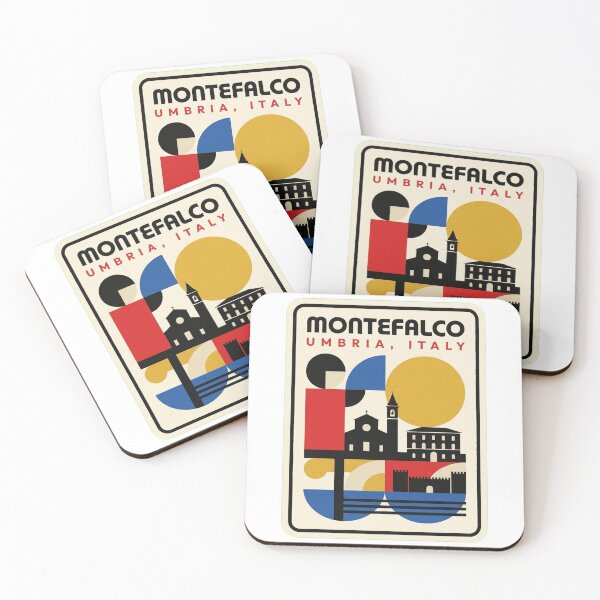 Item preview, Retro Montefalco Bauhaus Geometric Skyline designed and sold by k3rstman1.