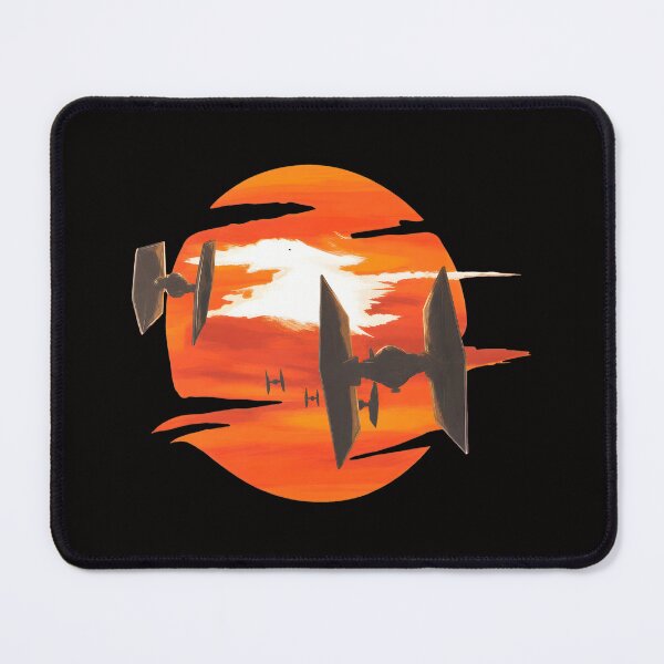Artikelvorschau, Raumschiff-Silhouette im Sonnenuntergang entworfen und verkauft von Thecreepofc.