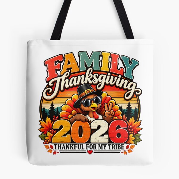 Item preview, Family Thanksgiving 2026 Thankful For My Tribe Turkey designed and sold by art_nova.
