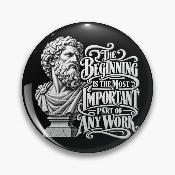 Item preview, Where Great Work Begins designed and sold by Quote Gallery.