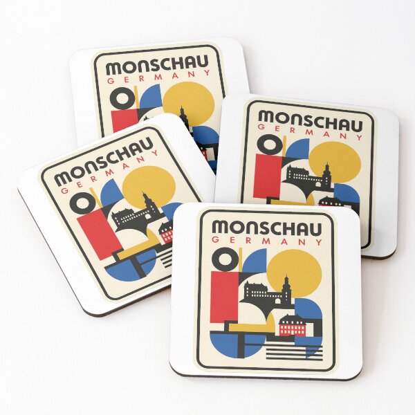 Item preview, Retro Monschau Bauhaus Geometric Skyline designed and sold by k3rstman1.