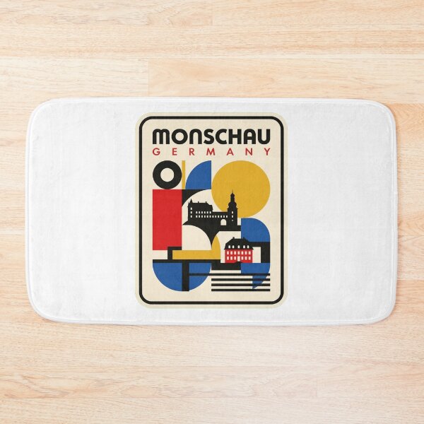 Item preview, Retro Monschau Bauhaus Geometric Skyline designed and sold by k3rstman1.