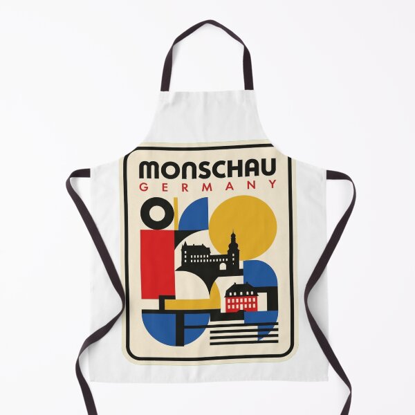 Item preview, Retro Monschau Bauhaus Geometric Skyline designed and sold by k3rstman1.
