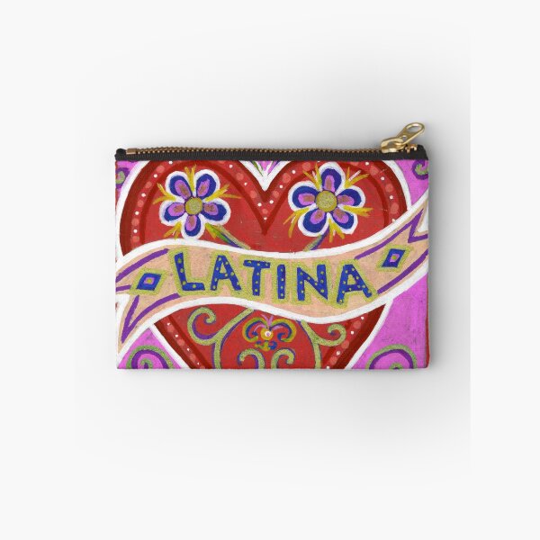 Item preview, Latina Corazón Sagrado Rosa con Flores designed and sold by Fani*.