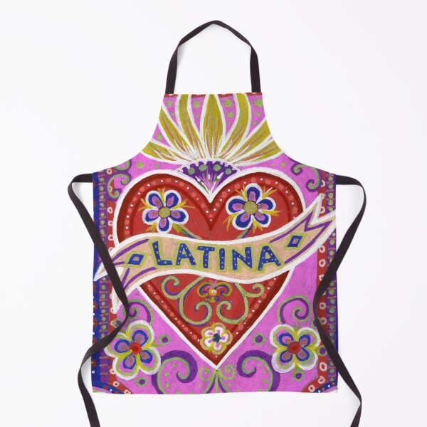 Item preview, Pink Latina Sacred Heart With Flowers designed and sold by Fani*.