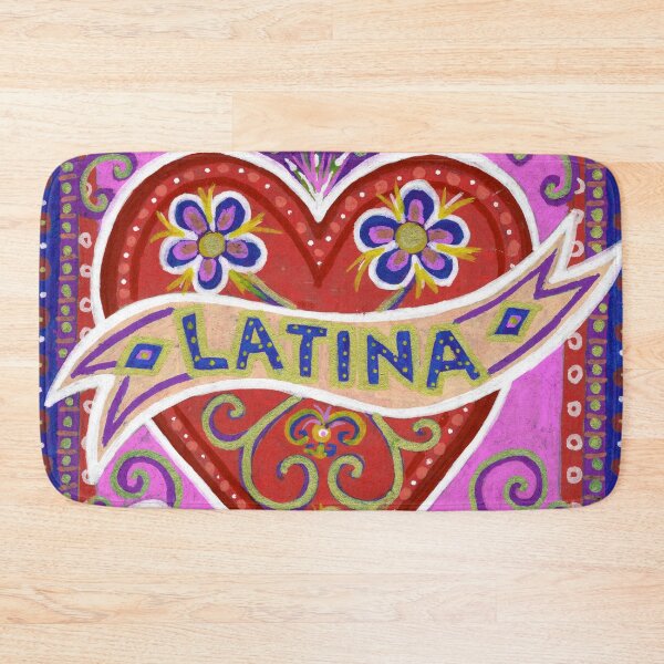 Item preview, Pink Latina Sacred Heart With Flowers designed and sold by Fani*.