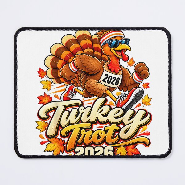Item preview, Funny Thanksgiving Running Turkey Trot 2026 T-Shirt designed and sold by PrintWaveMagic.