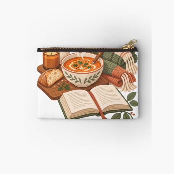 Item preview, Soup and a Good Book Cozy Homebody Reading Gift designed and sold by ys96.