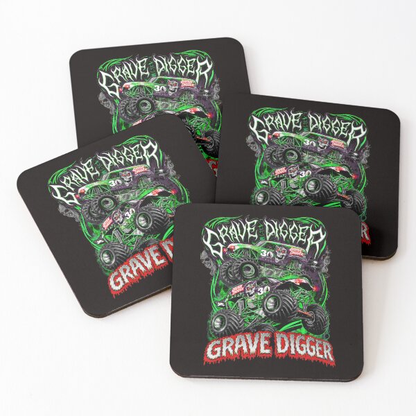 Artikelvorschau, Grave Digger Monster Trucks – Dynamische Grafik entworfen und verkauft von mokopuniarts.