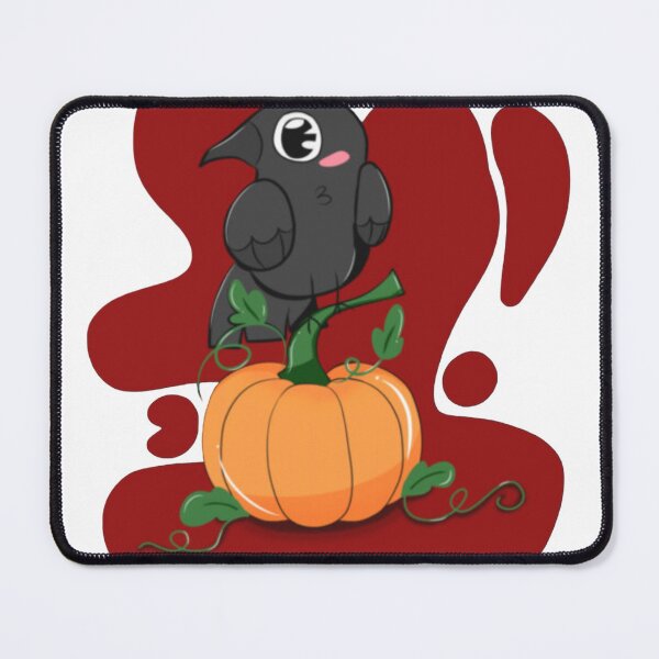 Item preview, Cute Kawaii Crow Pumpkin Halloween designed and sold by khidrahsarts.