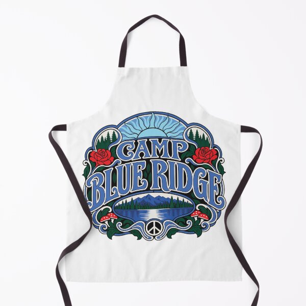 Aperçu de l'œuvre CAMP BLUE RIDGE RÉTRO créée et vendue par KUSTOM CAMP CREATIVES.