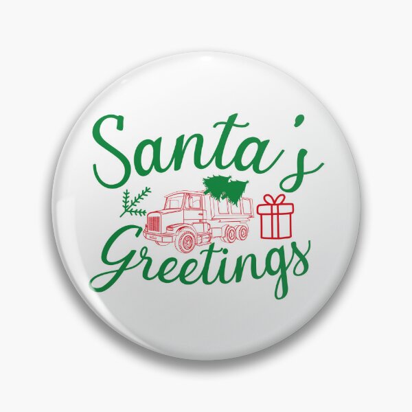 Artikelvorschau, Santa's Greetings Christmas Vibes Classic Holiday Design entworfen und verkauft von FuzionRaptor.
