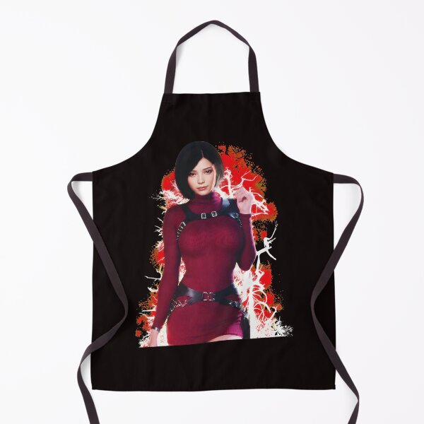 Aperçu de l'œuvre Harnais de robe bordeaux Ada Wong Art créée et vendue par Pixelonersquare.