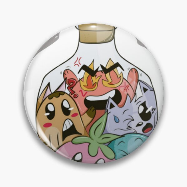 Item preview, Kawaii Expression Creatures in a Glass Bottle designed and sold by khidrahsarts.