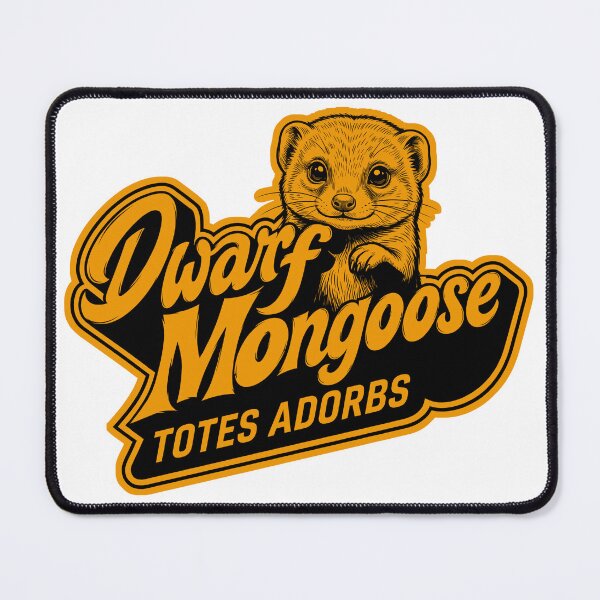 Item preview, Cute Dwarf Mongoose - Totes Adorbs Orange Color designed and sold by LOVEARTDESIGN.