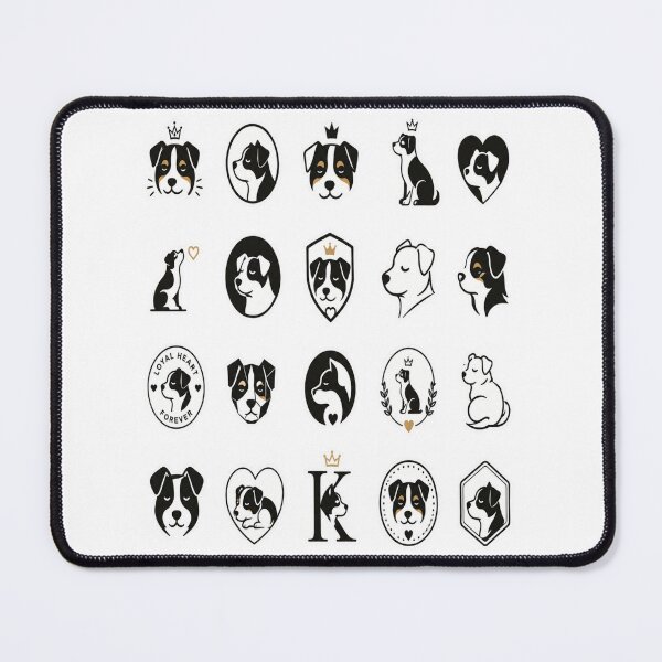 Item preview, Minimalist Dog Vector Art Logo Collection Sticker Sheet designed and sold by CalineczkaStudio.