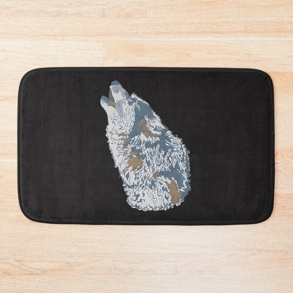 Item preview, Artistic Curly Wolf Illustration with Abstract Fur Design designed and sold by AhmedMorganshop.