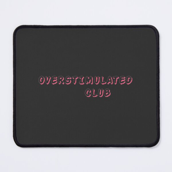 Item preview, Trendy Overstimulated Club Nanny Childcare Text Graphic Design designed and sold by FOOTBALLWRLD.