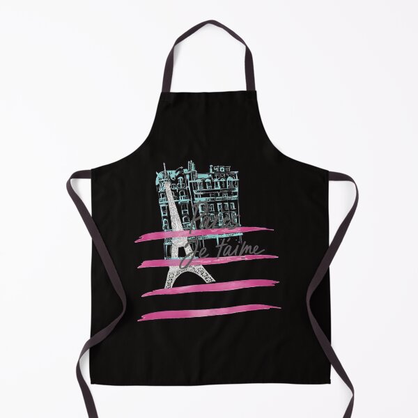 Item preview, Paris Je T'aime Eiffel Tower Sketch Pink Strokes designed and sold by PickleballWeart.