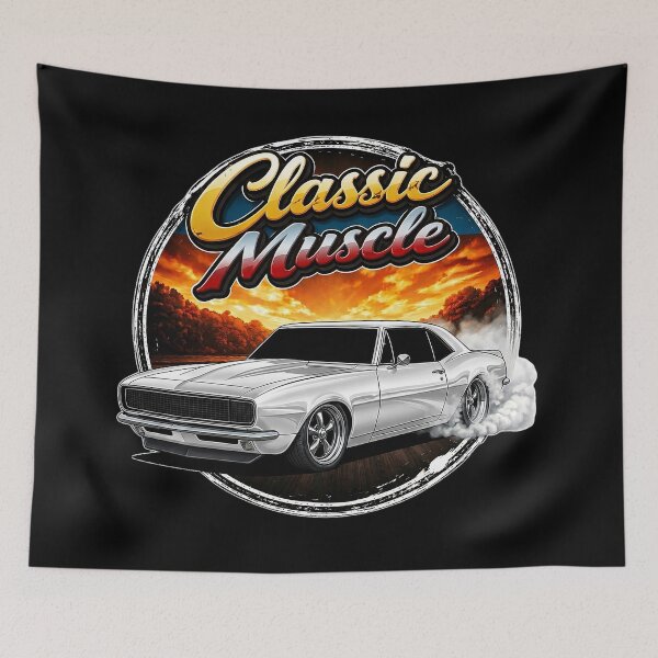 Item preview, 1967 Camaro Classic Muscle – White designed and sold by T-Bucket-Tees.